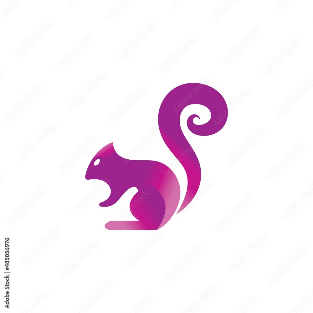 Squirrel symbol illustration vector icon background Squirrel symbol illustration vector icon background