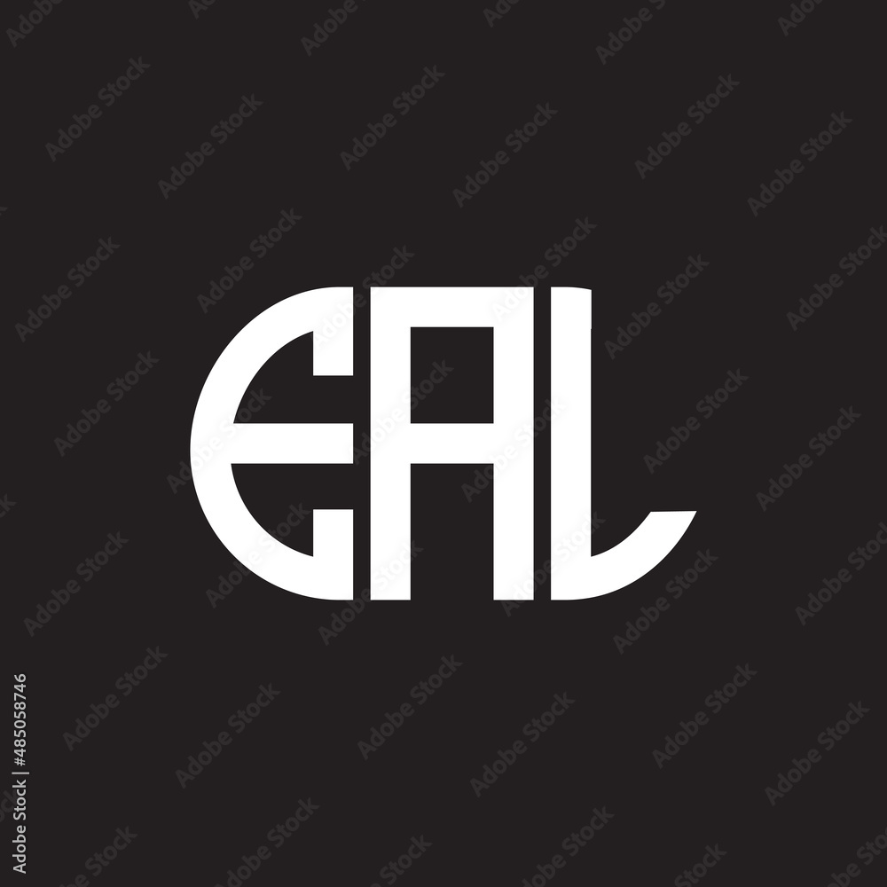 EAKL letter logo design on black background. EAKL creative initials letter logo concept. EAKL letter design. EAKL letter logo design on black background. EAKL creative initials letter logo concept. EAKL letter design.