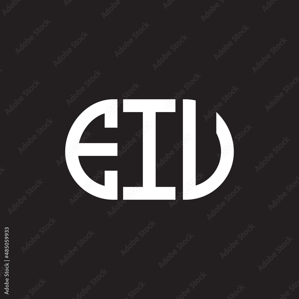 EIU letter logo design on black background. EIU creative initials letter logo concept. EIU letter design. EIU letter logo design on black background. EIU creative initials letter logo concept. EIU letter design.