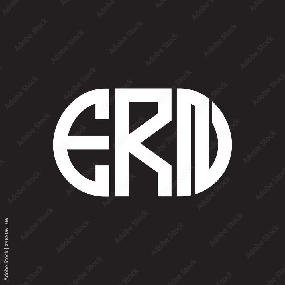ERN letter logo design on black background. ERN creative initials letter logo concept. ERN letter design. ERN letter logo design on black background. ERN creative initials letter logo concept. ERN letter design.