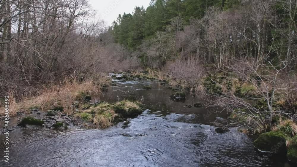 A dewatered low flowing Water of Deugh below the Deugh Dam, with no compensation water A dewatered low flowing Water of Deugh below the Deugh Dam, with no compensation water