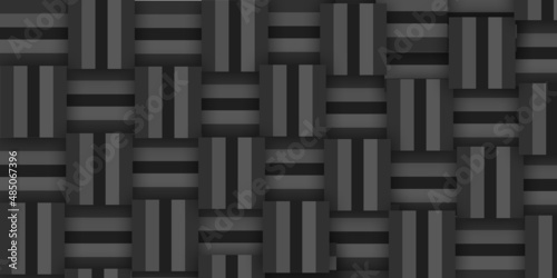 wall 3d design black and white pattern.