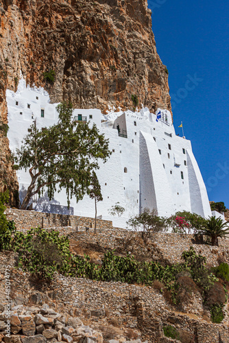 Kloster Moni Chozoviotissa auf der griechischen Insel Amorgos