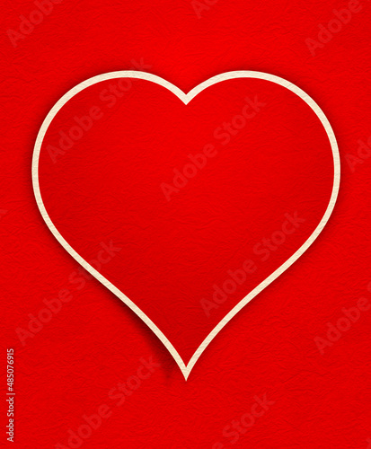 Red Heart's. Abstract Background with Hearts, Valentine's Day Concept. Love Red Heart Texture, Illustration of Heart Background Valentine Day.