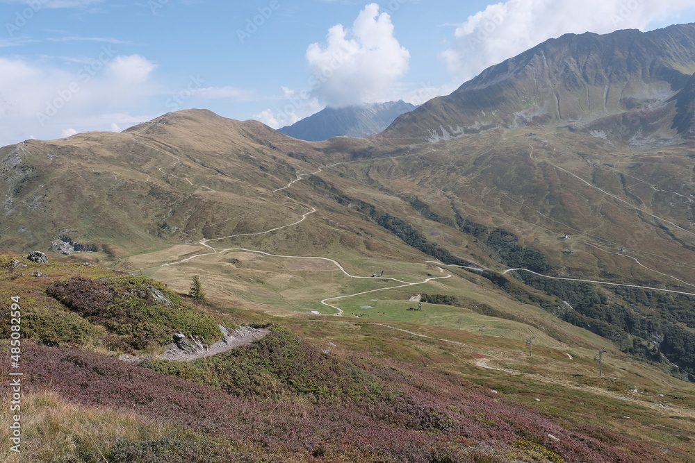 Mont Blanc valley. France-Switzerland-Italy Mont Blanc valley. France-Switzerland-Italy