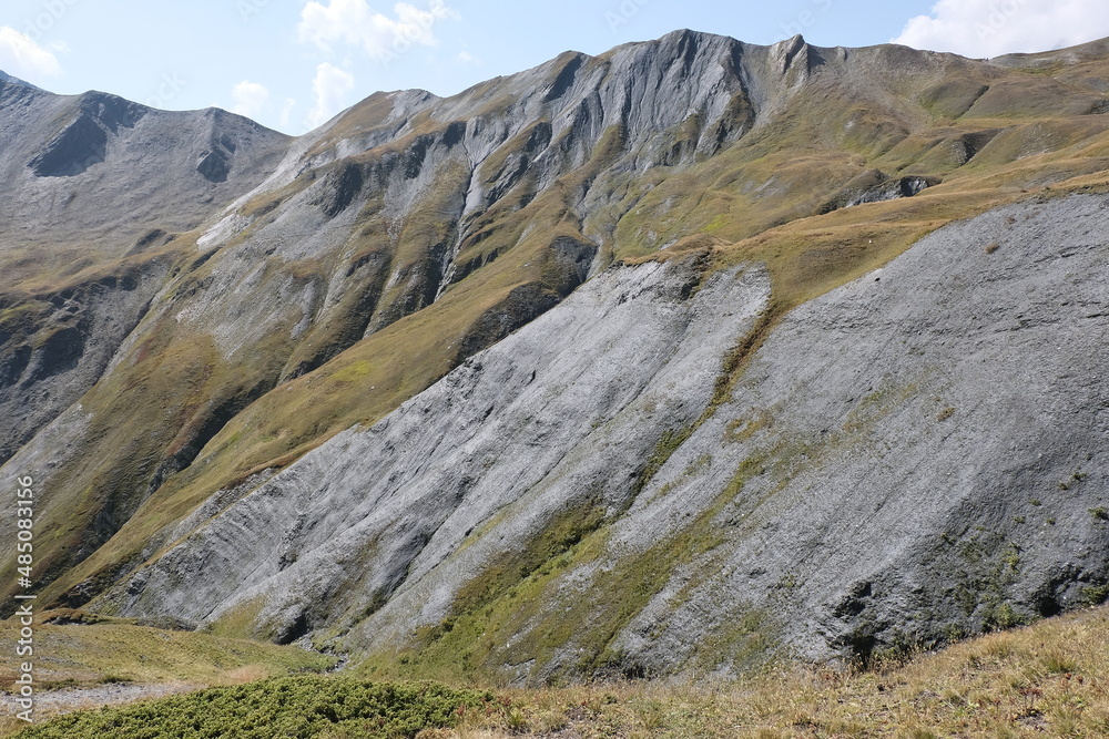 Mont Blanc valley. France-Switzerland-Italy Mont Blanc valley. France-Switzerland-Italy