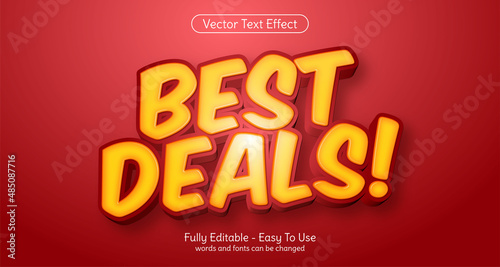 Best deals 3d text editable style effect template