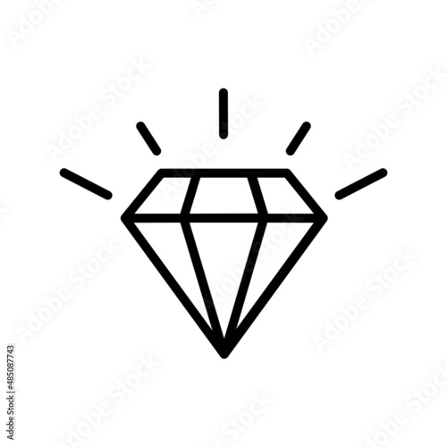 Diamond Icon Vector Design Template Illustration Sign And Symbol