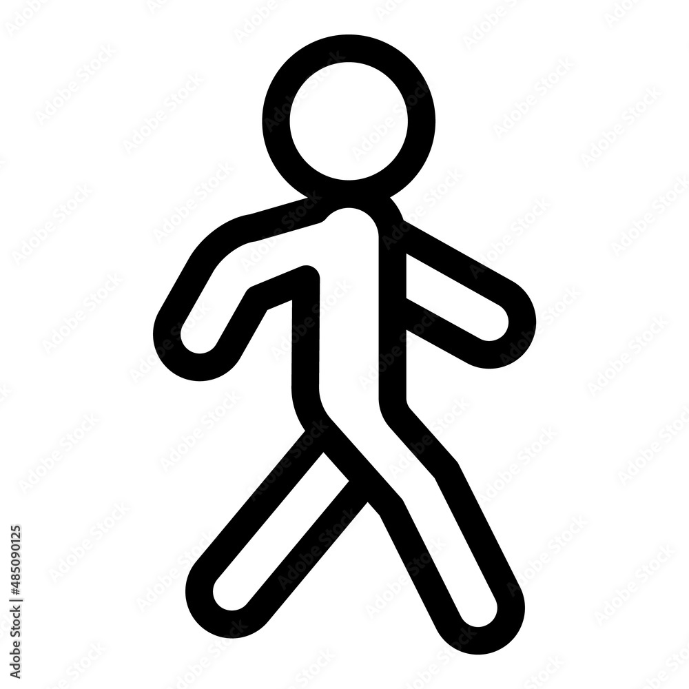 Crosswalk Flat Icon Isolated On White Background Crosswalk Flat Icon Isolated On White Background