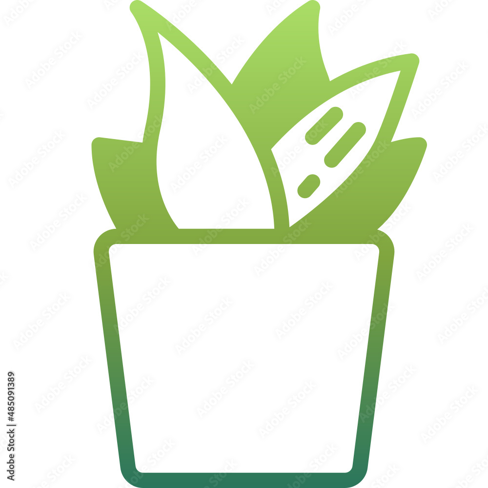 plant gradient icon plant gradient icon
