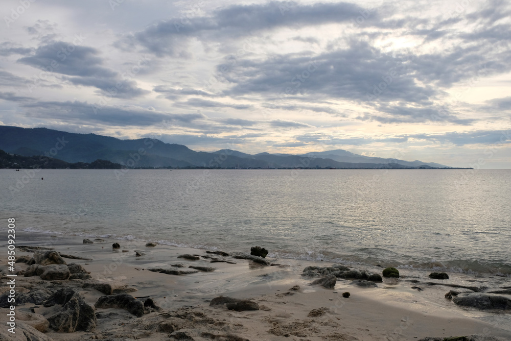 Cristo Rei Beach in Dili, Timor Leste.