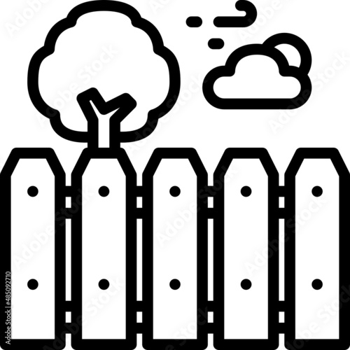 fence line icon