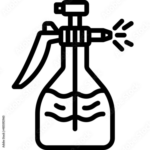 sprayer line icon