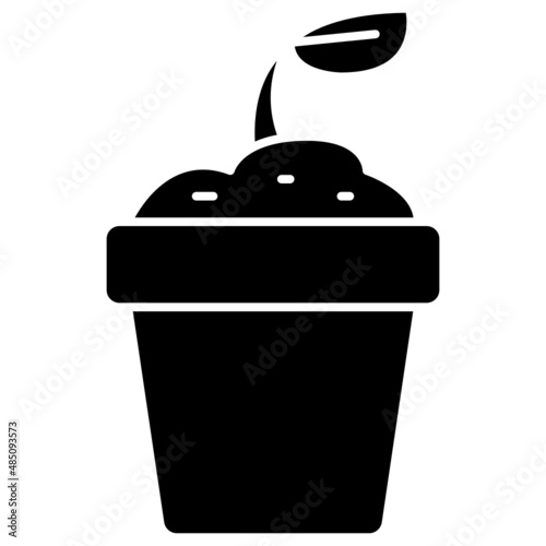 pot solid icon