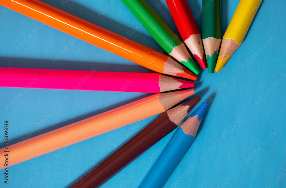 Fototapeta premium color pencils 