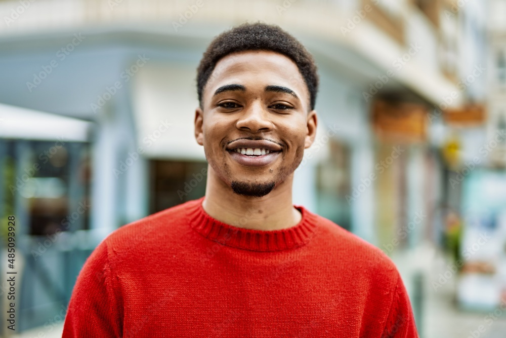 Handsome african american man outdoors Handsome african american man outdoors