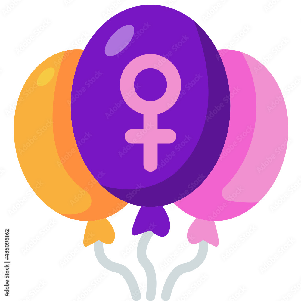 Obraz premium balloon flat icon