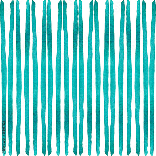 Watercolor stripes, seamless pattern. Textile print.