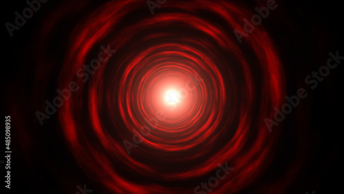 Glowing Red Light Dimension Hole