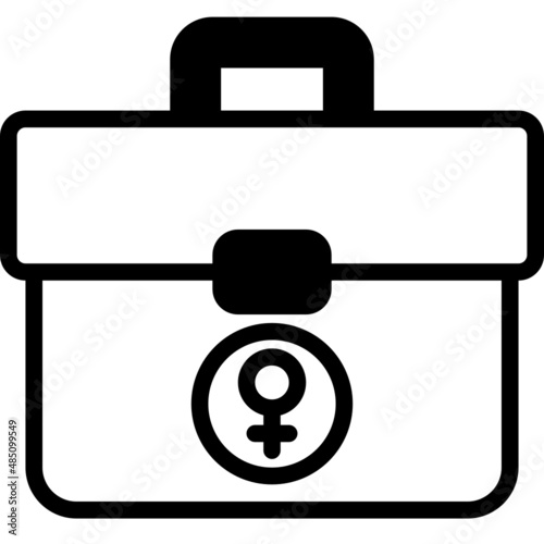 job opportunities solid line icon