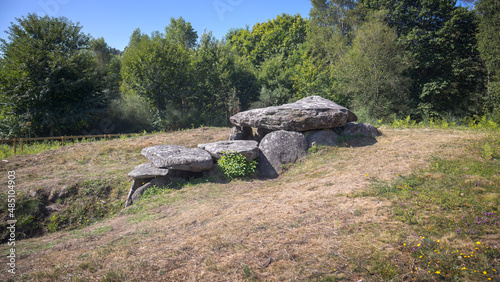 Prehistoric Dolmen in Galicia, Spain photo