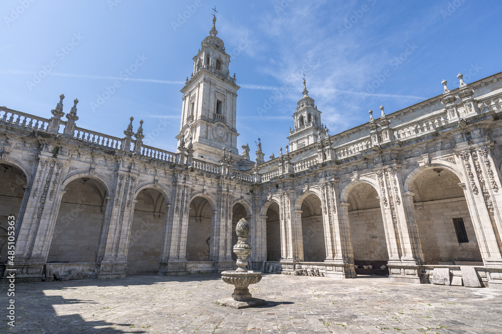Cloister of the Cathedral of Lugo, Galicia, Spain