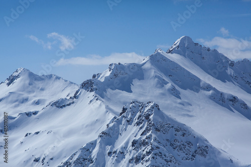 snow covered mountains © Sergey