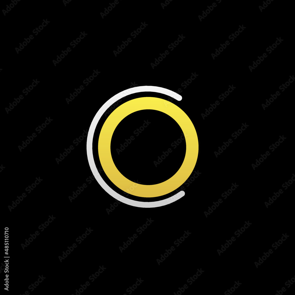 Illustration vector graphics of logo monogram CO Illustration vector graphics of logo monogram CO