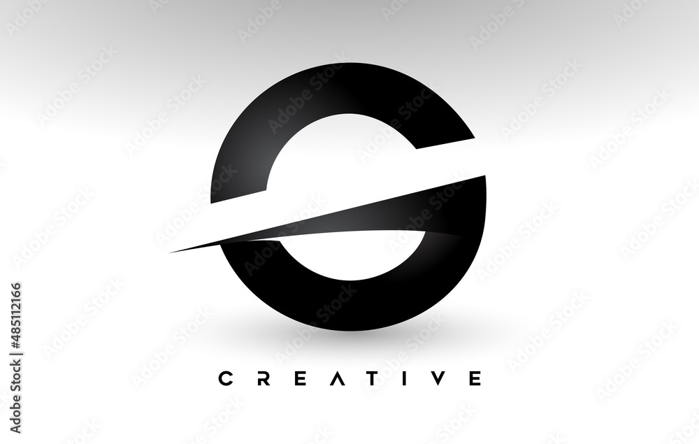 Elegant Letter G Logo Icon with Cool Modern Style shape and Black Colors on white background Vector. Elegant Letter G Logo Icon with Cool Modern Style shape and Black Colors on white background Vector.