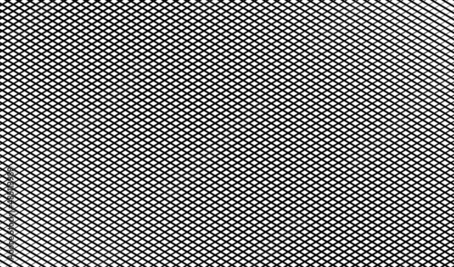 Diagonal, oblique grid, mesh pattern. Lattice, grating, trellis texture. Diagonal plexus, reticulate background photo