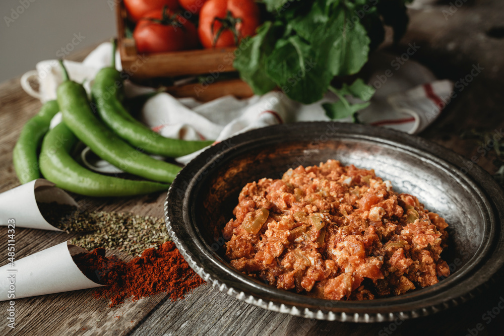 turkish breakfast, menemen turkish breakfast, menemen
