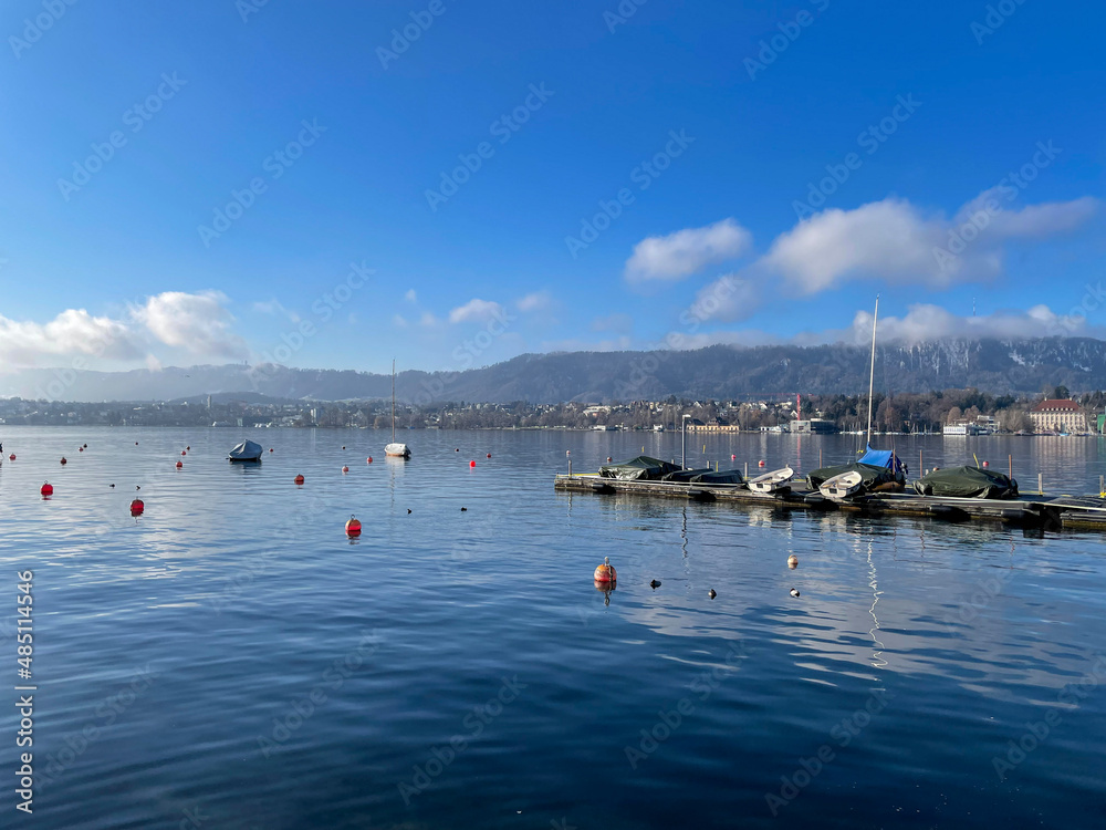 Obraz premium boats in the harbor