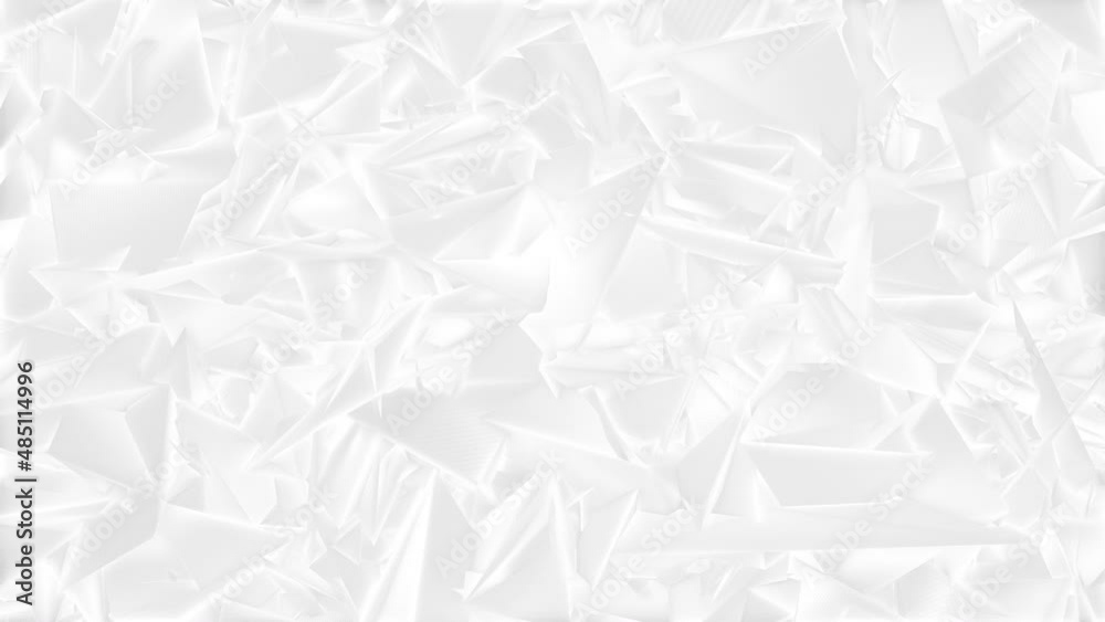Abstract geometric white background in motion