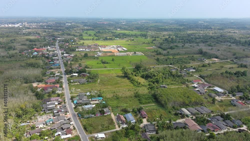 aerial view of countryside in green nature,fly shot backwards,beautiful nature in the evening,shot from top angel aerial view of countryside in green nature,fly shot backwards,beautiful nature in the evening,shot from top angel