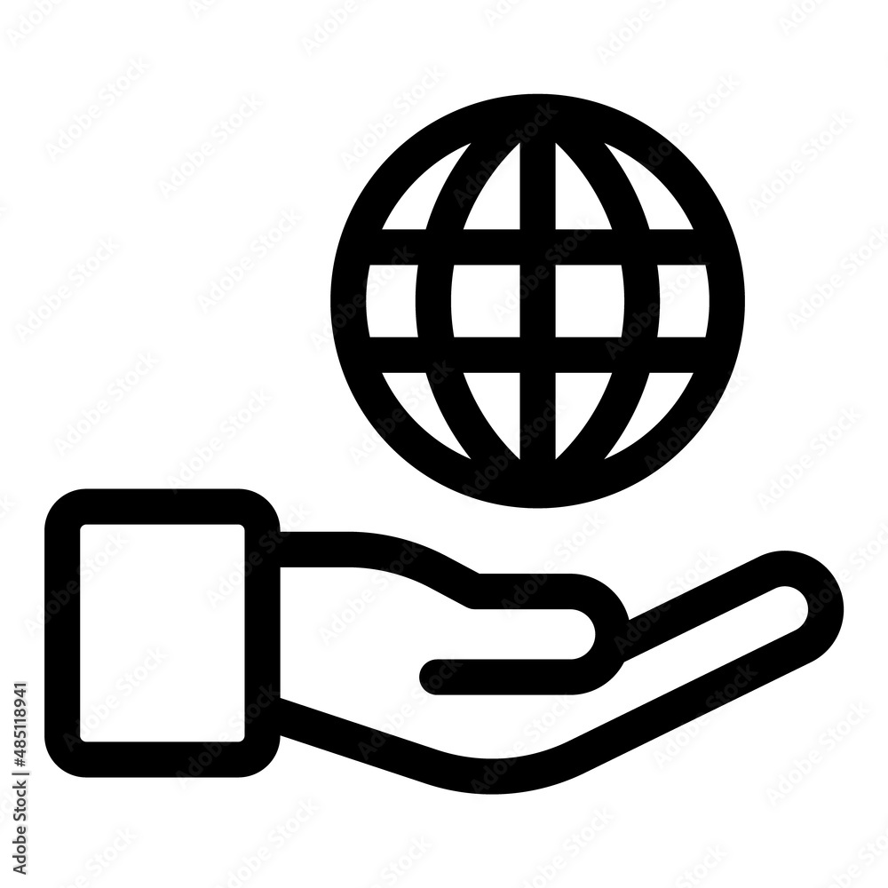 Business Flat Icon Isolated On White Background