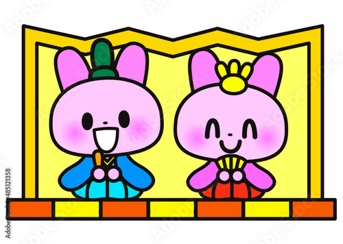ひなまつり,ひな祭り,おひなさま,お雛様,３月,春,ひな人形,雛祭り,かわいい,雛人形,保育園,幼稚園,動物,うさぎ,ウサギ,兎,ひな飾り,3月,3月3日,