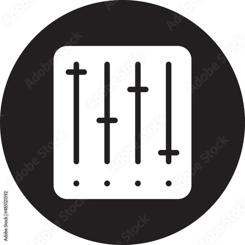 mixing glyph icon