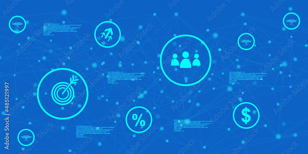 2D Digital Abstract Business Networking background
2D Digital Abstract Business Networking background