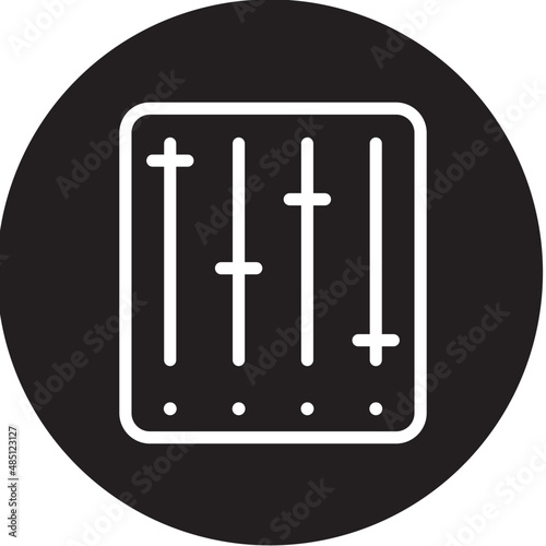 mixing glyph icon
