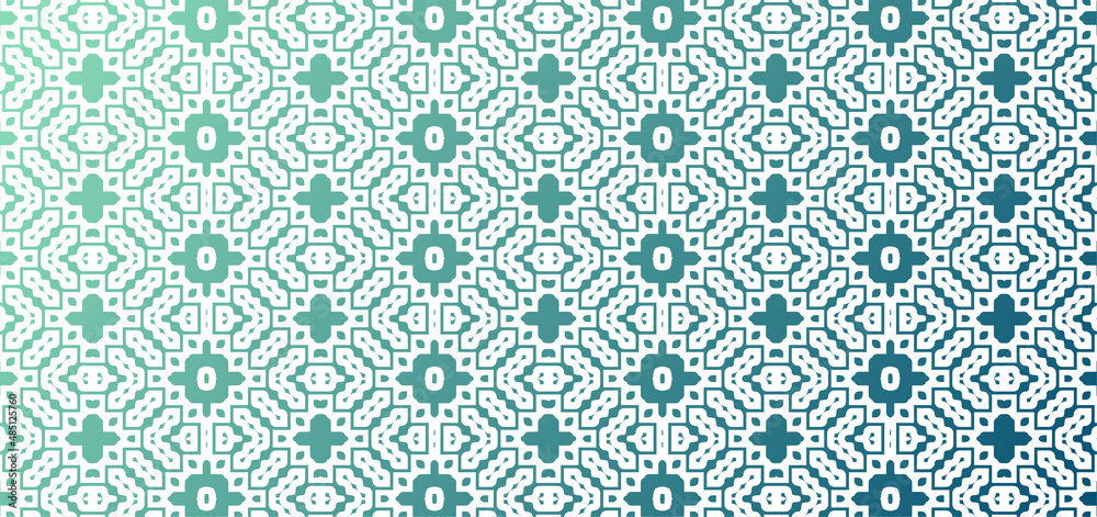 blue gradient ornament pattern background