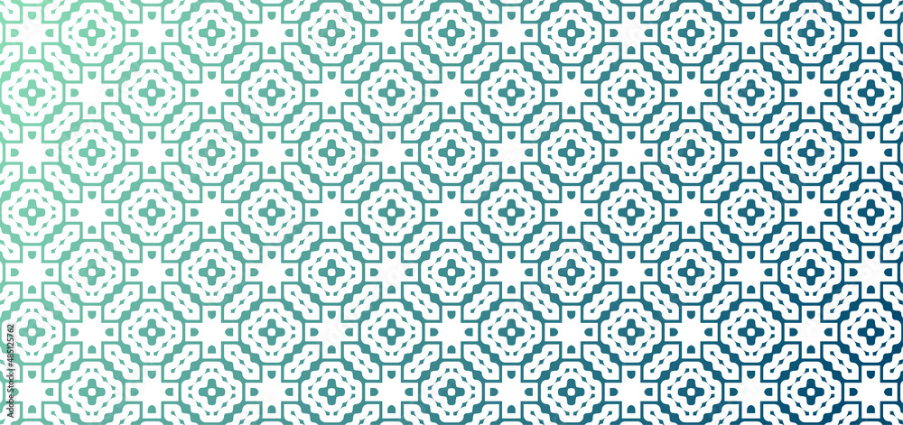 blue gradient ornament pattern background