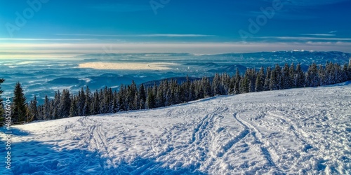 winter landscape in the mountains heading to Graz © Michael Knöbl