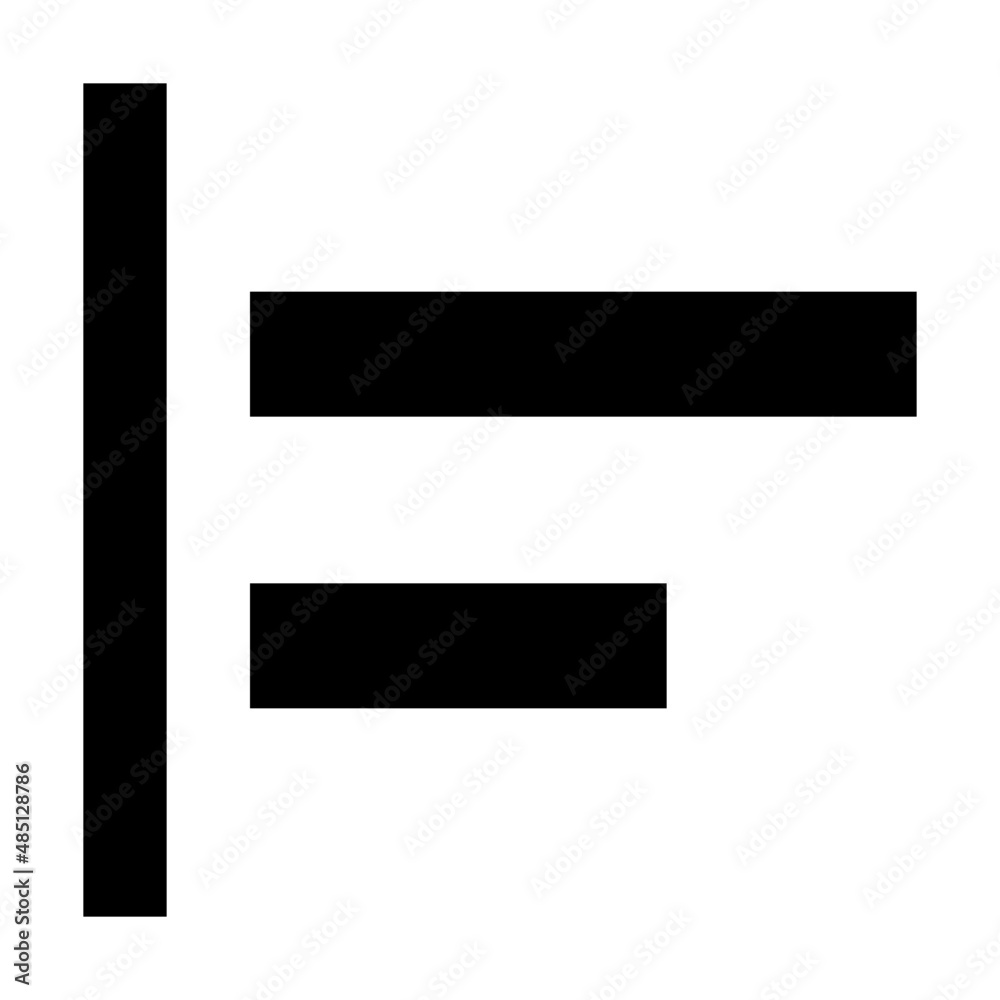 Align Horizontal Left, Align Horizontal Left Icon, Align Horizontal Left Symbol
Align Horizontal Left, Align Horizontal Left Icon, Align Horizontal Left Symbol