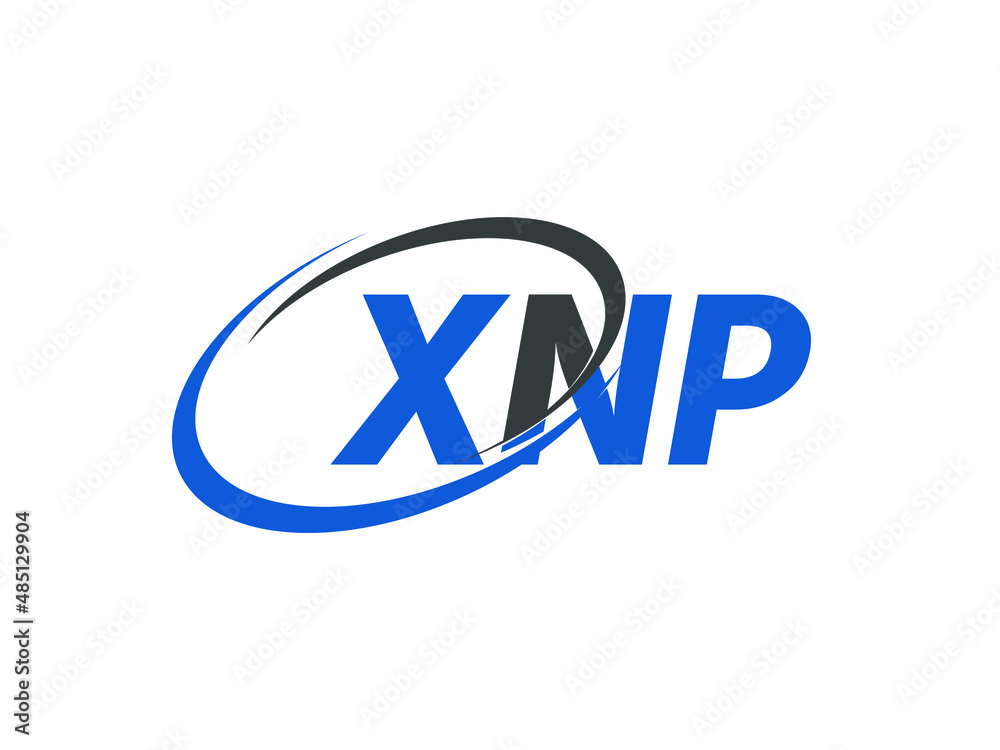 XNP letter creative modern elegant swoosh logo design XNP letter creative modern elegant swoosh logo design