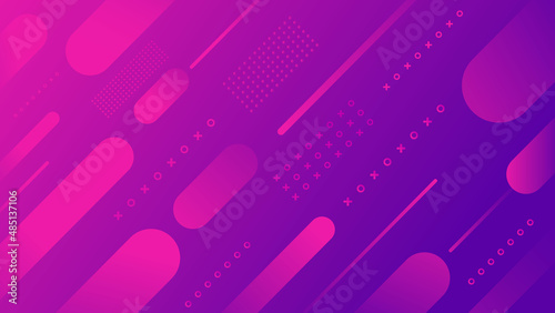 Abstract background with a combination of blue to pink gradient colors and additional glitch effects or game icons