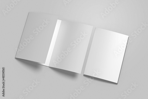 Obraz na płótnie Tri-Fold A5 Brochure Mock-up