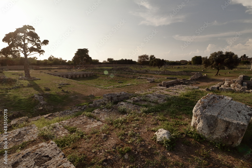 Rovine del Parco archeologico di Pestum