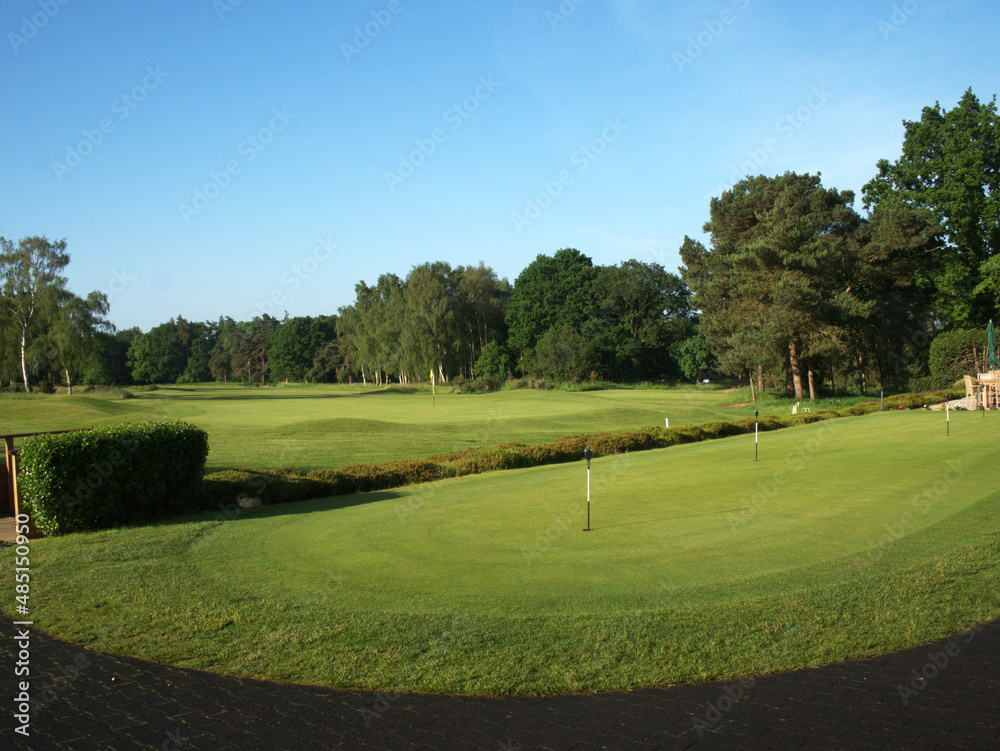 Fototapeta premium Golfing day in the sun