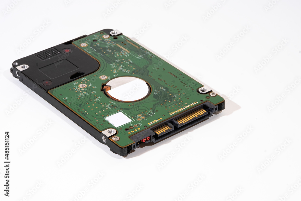 Hard disk isolated on a white background. Hard disk isolated on a white background.
