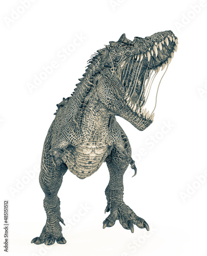 dinosaur monster is angry © DM7